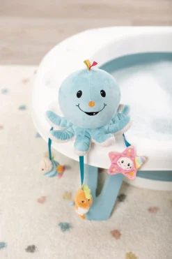 Badekuscheltier Oktopus Octily mit 3 Spielfiguren in Geschenkverpackung