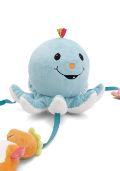 Badekuscheltier Oktopus Octily mit 3 Spielfiguren in Geschenkverpackung