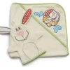 Kapuzenbadetuch Hase Tilli und Spiel-Waschhandschuh in Geschenkverpackung