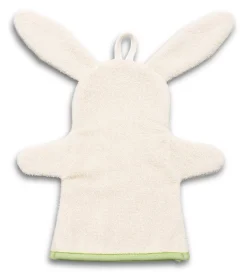 Kapuzenbadetuch Hase Tilli und Spiel-Waschhandschuh in Geschenkverpackung