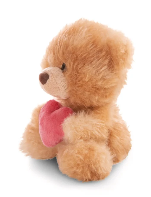 Kuscheltier Bär hellbraun mit Herz