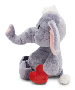 Kuscheltier Love Elefant mit Magnet Herz dunkelgrau NICI GREEN
