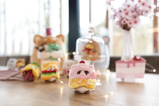 Kuscheltier Set Kuh Moona mit Milch-Shake u. Softeiskostüm in Geschenkbox