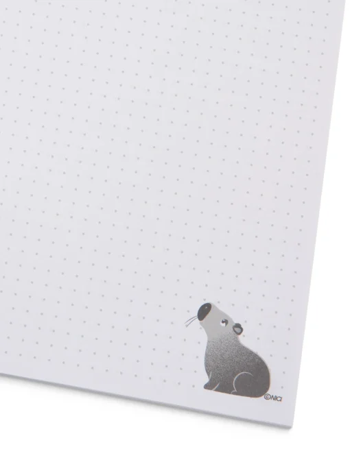 Liniertes Notizheft Capybara "Happybara"