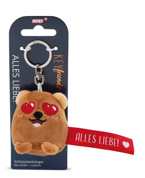 Schlüsselanhänger Bär „Alles Liebe!“