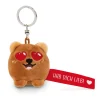 Schlüsselanhänger Bär „Hab dich lieb!“