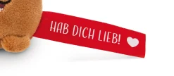 Schlüsselanhänger Bär „Hab dich lieb!“