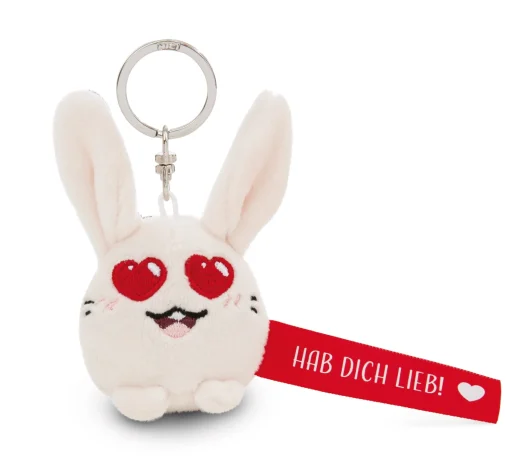 Schlüsselanhänger Hase "Hab dich lieb!"