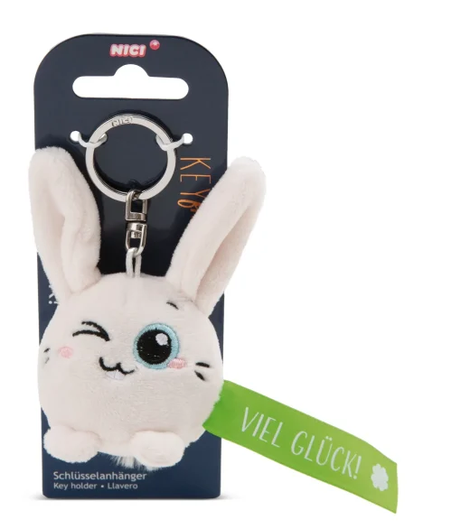 Schlüsselanhänger Hase "Viel Glück!"