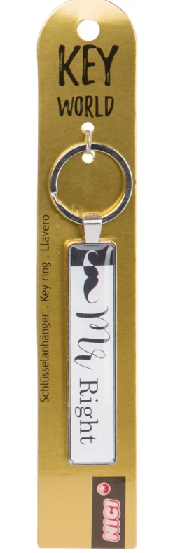 Schlüsselanhänger Key World 'Mr. Right'