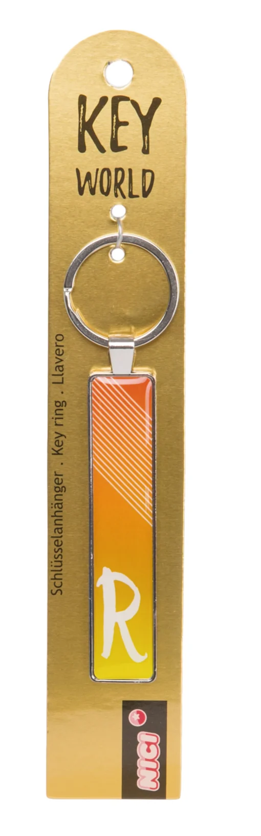 Schlüsselanhänger Key World 'R'