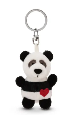 Schlüsselanhänger Panda mit Herz