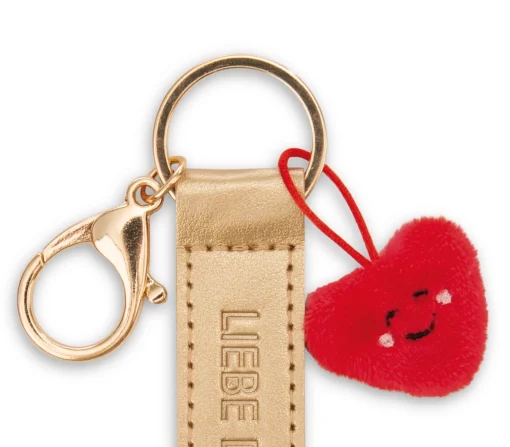 Schlüsselanhänger "Liebe das Leben" Herz