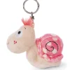 Schlüsselanhänger Schnecke rosa