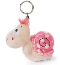 Schlüsselanhänger Schnecke rosa