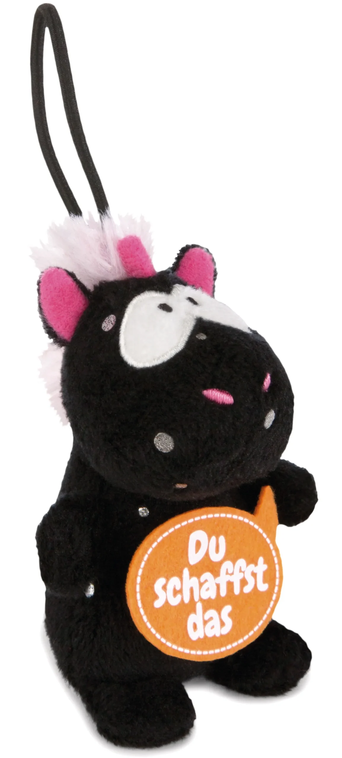 Anhänger Einhorn Carbon Flash "Du schaffst das"