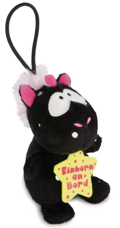 Anhänger Einhorn Carbon Flash "Einhorn an Bord"