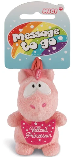 Anhänger Einhorn Merry Heart "Vollzeit Prinzessin"