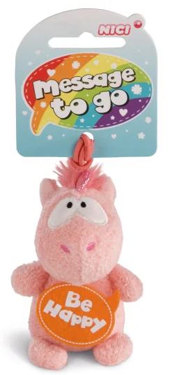 Anhänger Einhorn Merry Heart "Be Happy"