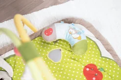 3-D Activity-Decke Hase und Eule mit Spielkissen und Spielbogen