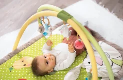 3-D Activity-Decke Hase und Eule mit Spielkissen und Spielbogen