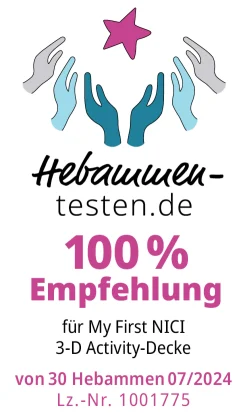 3-D Activity-Decke Hase und Eule mit Spielkissen und Spielbogen