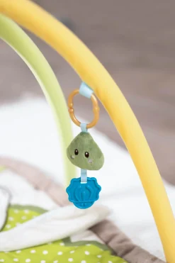 3-D Activity-Decke Hase und Eule mit Spielkissen und Spielbogen