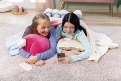 Herzförmiges Kissen MOLANG mit Kuscheltier MOLANG