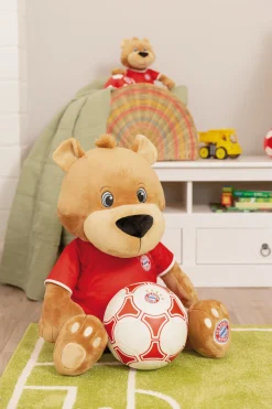 Kuscheltier FC BAYERN Bär Berni mit Trikot 80cm NICI GREEN