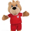 Kuscheltier FC BAYERN Bär Berni mit Trikot und Saugnapf NICI GREEN