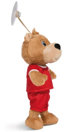 Kuscheltier FC BAYERN Bär Berni mit Trikot und Saugnapf NICI GREEN