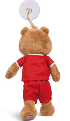 Kuscheltier FC BAYERN Bär Berni mit Trikot und Saugnapf NICI GREEN