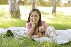 Kuscheltier Hase Happy Rabbits hellbraun NICI GREEN