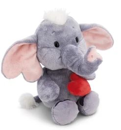 Kuscheltier Love Elefant mit Magnet Herz dunkelgrau NICI GREEN