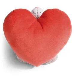 Kuscheltier Love Katze auf Herz liegend NICI GREEN