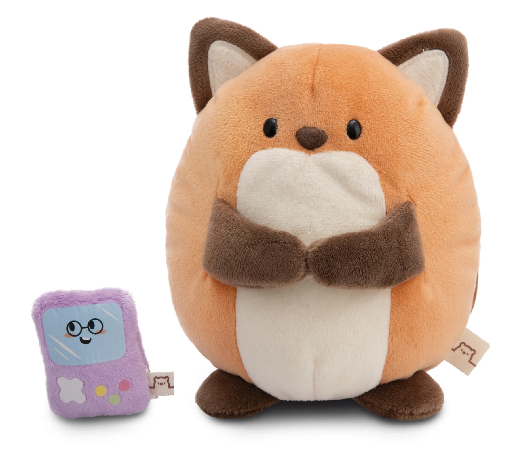 Kuscheltier mymochi Fuchs Geeks 16cm mit Video Spiel in Geschenkbox