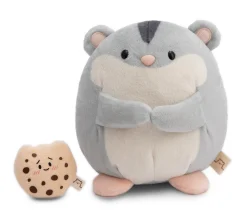 Kuscheltier mymochi Hamster Shai 16cm mit Keks in Geschenkbox
