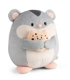 Kuscheltier mymochi Hamster Shai 27cm mit Keks