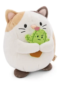 Kuscheltier mymochi Katze Angy 16cm mit Kaktus in Geschenkbox
