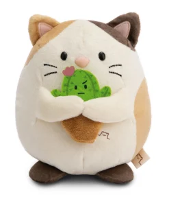 Kuscheltier mymochi Katze Angy 16cm mit Kaktus in Geschenkbox