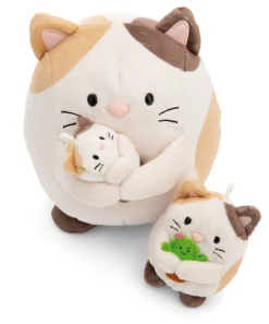 Kuscheltier mymochi Katze Angy 16cm mit Kaktus in Geschenkbox