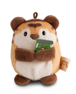 Kuscheltier Set Tiger Tiggy mit Gurkenglas u. Hamburgerkostüm in Geschenkbox