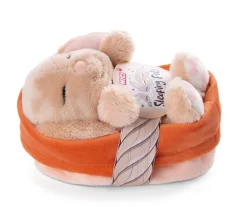 Kuscheltier Sleeping Pets Hase karamell 12cm im Körbchen