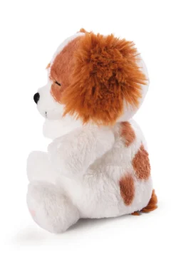 Kuscheltier Welpe Cockerspaniel schlafend im Körbchen