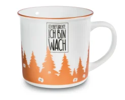 Porzellantasse metallic "Ich befürchte ich bin wach"