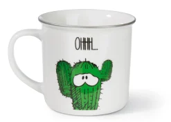 Porzellantasse metallic "If you`re happy..."