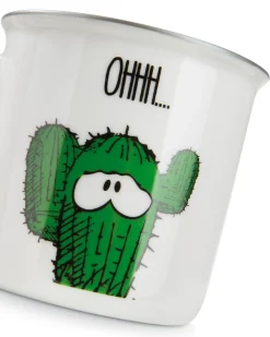 Porzellantasse metallic "If you`re happy..."