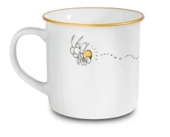 Porzellantasse metallic "Ich bin die hellste Leuchte hier"