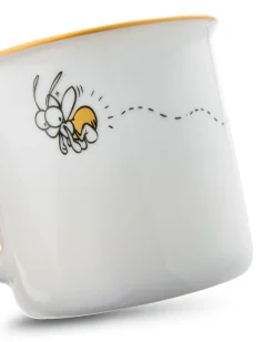 Porzellantasse metallic "Ich bin die hellste Leuchte hier"