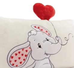 Rechteckiges Kissen Love Elefant NICI GREEN
